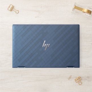 zigzag squares in gray HP laptop skin