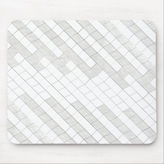 zigzag squares in gray... mouse pad