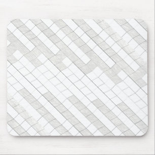 zigzag squares in gray... mouse pad