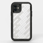 zigzag squares in gray... OtterBox defender iPhone 11 case