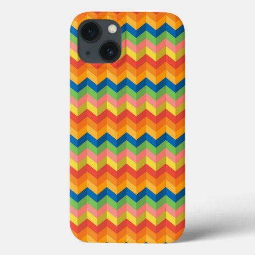 zigzag stripe iPhone 13 case