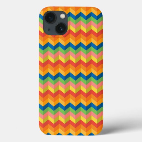 zigzag stripe iPhone 13 case