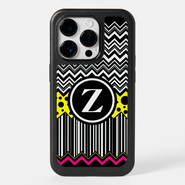 ZigZag Stripe Otterbox iPhone Case (Back)