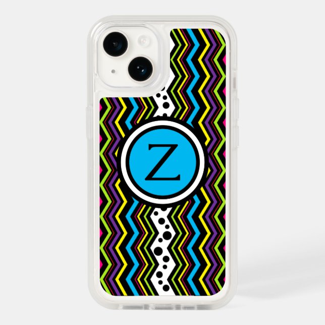 ZigZag Stripe Otterbox iPhone Case (Back)