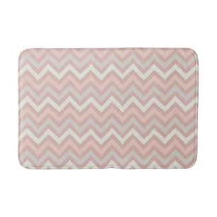 Zigzag Stripes By Watercolor Bath Mat
