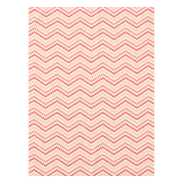 ZigZag Sunset Gradient Tablecloth (Front)