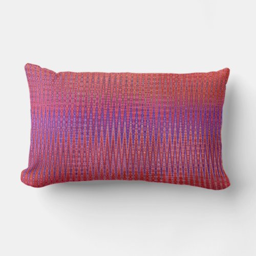 Zigzag Sunset Lumbar Pillow