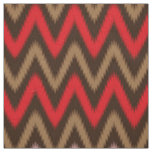 Zigzag Textile | Red Pink Floral Fabric Print