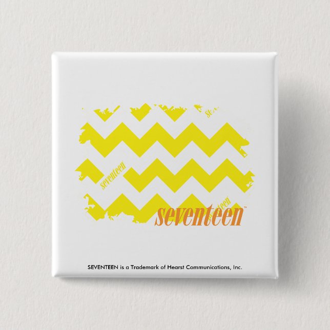 ZigZag Yellow 2 Pinback Button (Front)