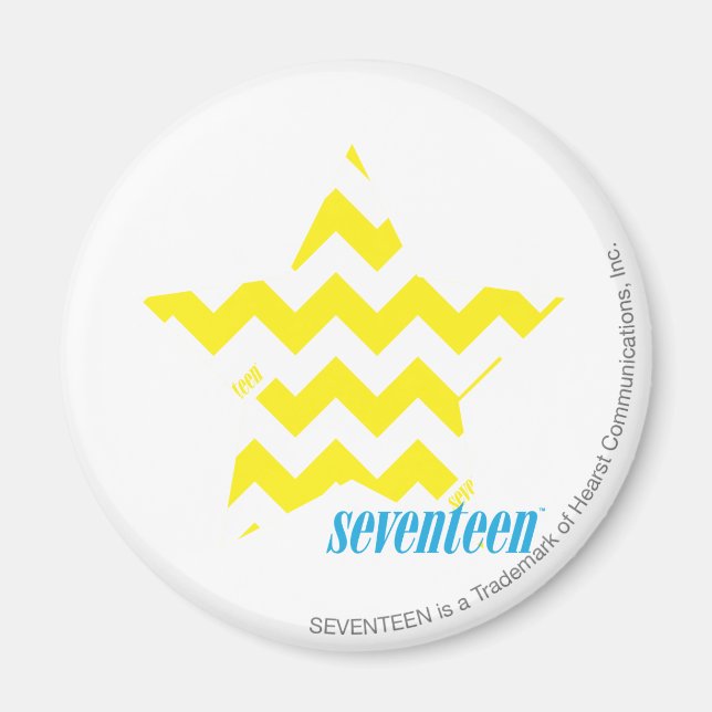 ZigZag Yellow 3 Magnet (Front)