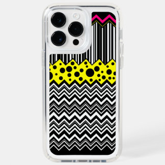ZigZags Stripes & Dots Speck iPhone 14 Pro Max Case
