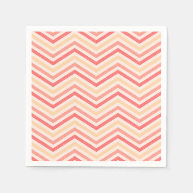 ZigZagZest Sunset Gradient Napkins (Front)