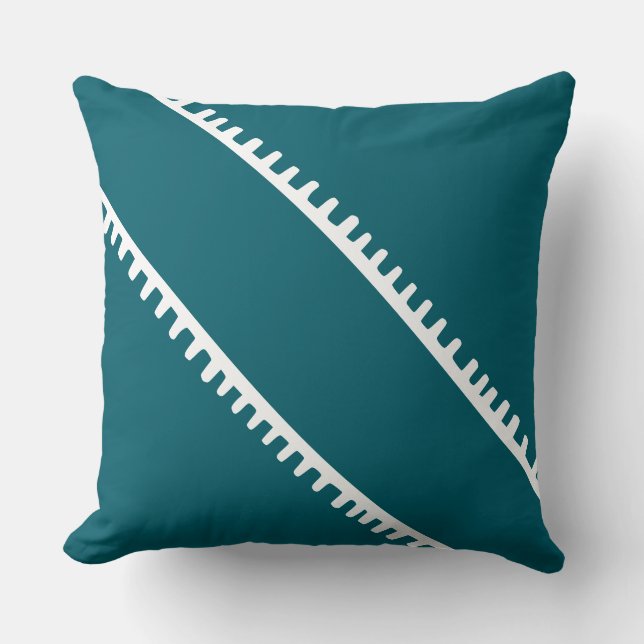 Ziiper Throw Pillow (Front)