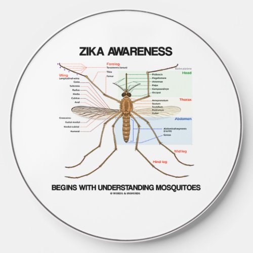 Zika Awareness Begins Understanding Mosquitoes Wireless Charger
