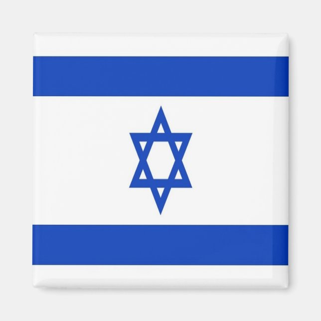zIL001 Israeli FLAG Israel, Fridge Magnet (Front)