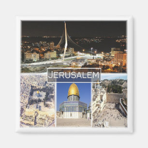 zIL004 JERUSALEM, Israel, Middle East Asia, Fridge Magnet