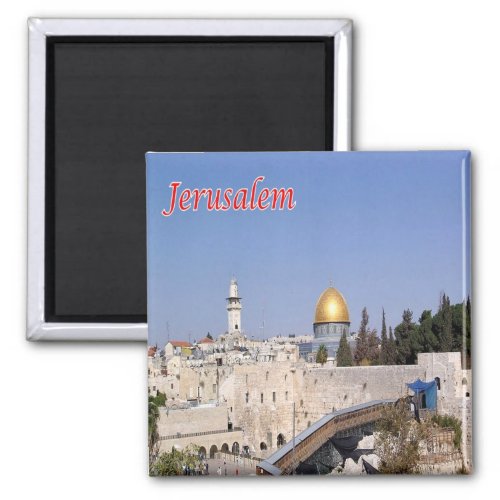 zIL012 WESTERN WOLL Jerusalem Israel Fridge Magnet