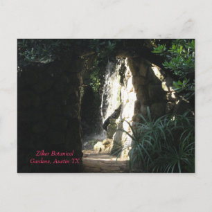 Zilker Botanical Gardens, Austin TX Postcard
