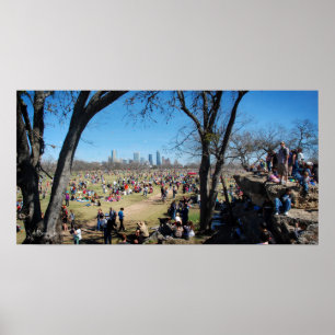 Zilker Park Kite Festival 2 - Austin Texas Poster