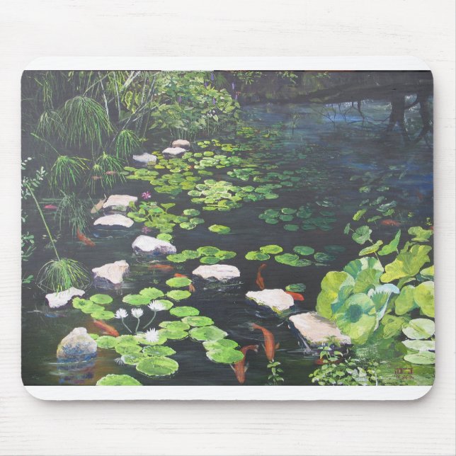 Zilker's Isamu Tanguchil Oriental Garden. Mouse Pad (Front)