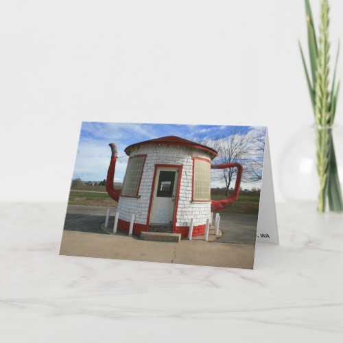 Zillah Teapot Dome Gas Station Card