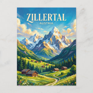 Zillertal Austria Postcard