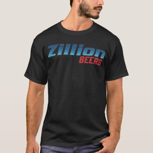 Zillion Beers Natty Light Sticker T_Shirt