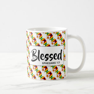 ZIMBABWE Blessed Ephesians Christian Scripture Coffee Mug