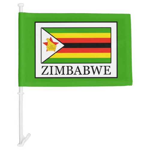 Zimbabwe Car Flag