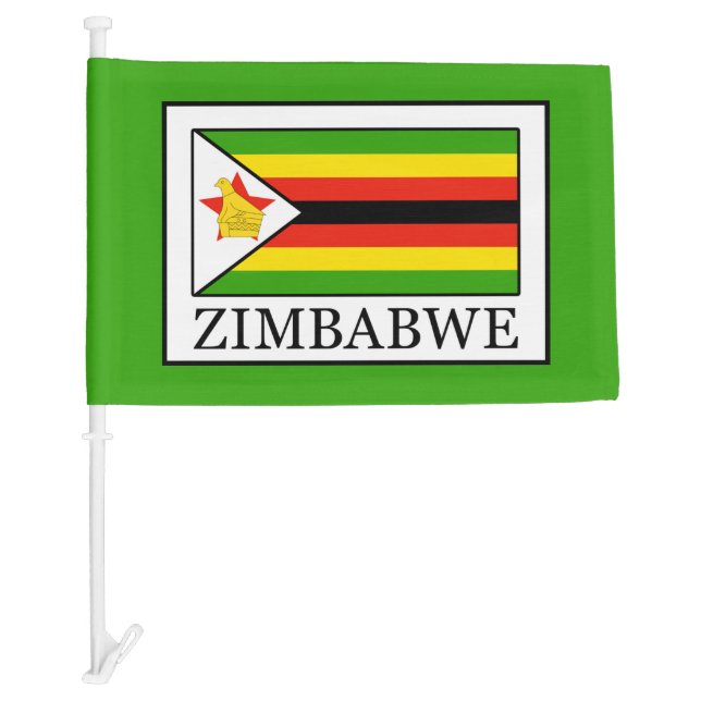 Zimbabwe Car Flag (Front)