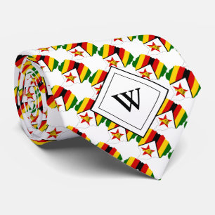 ZIMBABWE Christian Scripture Monogram Neck Tie