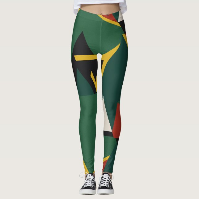 Zimbabwe colors leggings (Front)
