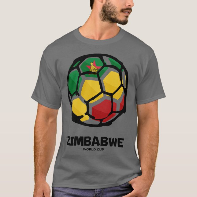 Zimbabwe Country Flag T-Shirt (Front)