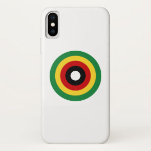 Zimbabwe country roundel flag symbol circle army a iPhone x case