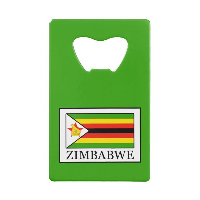 Zimbabwe Credit Card Bottle Opener (Front)