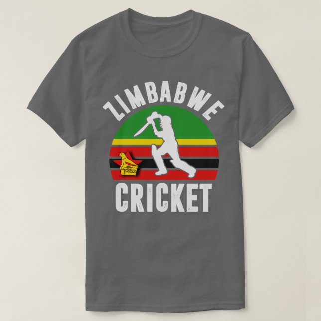 Zimbabwe Cricket flag  T-Shirt (Design Front)