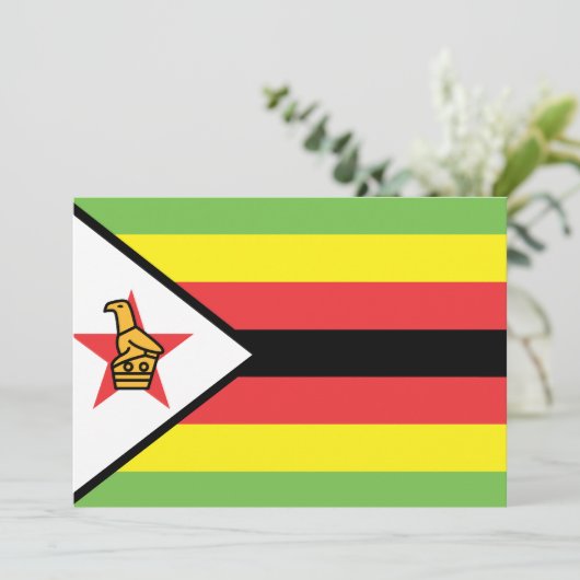 Zimbabwe Flag (Standing Front)