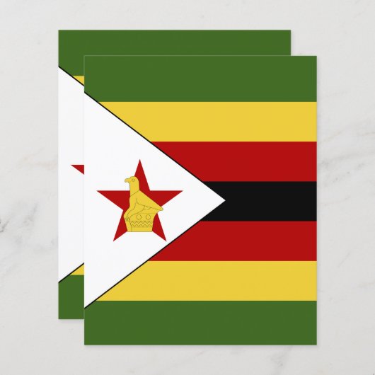 Zimbabwe flag (Front/Back)