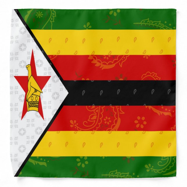 Zimbabwe Flag Bandana (Front)