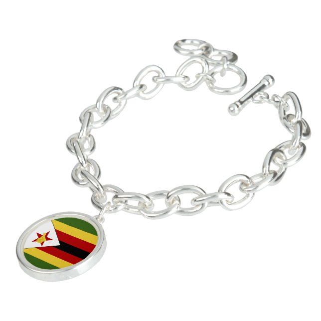 Zimbabwe flag bracelet (Side)