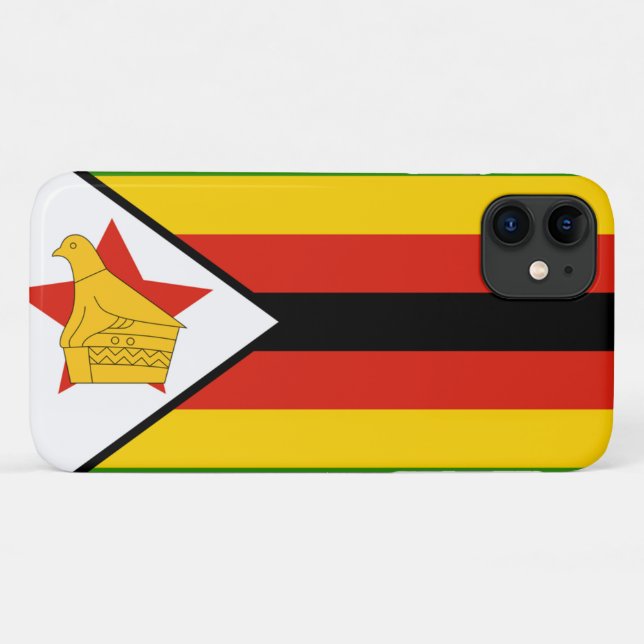 Zimbabwe Flag Case-Mate iPhone Case (Back (Horizontal))