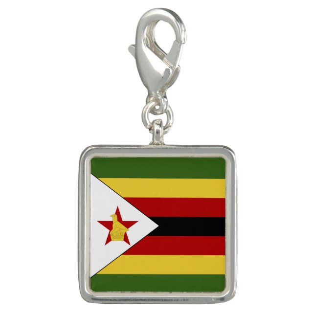 Zimbabwe flag charm (Front)