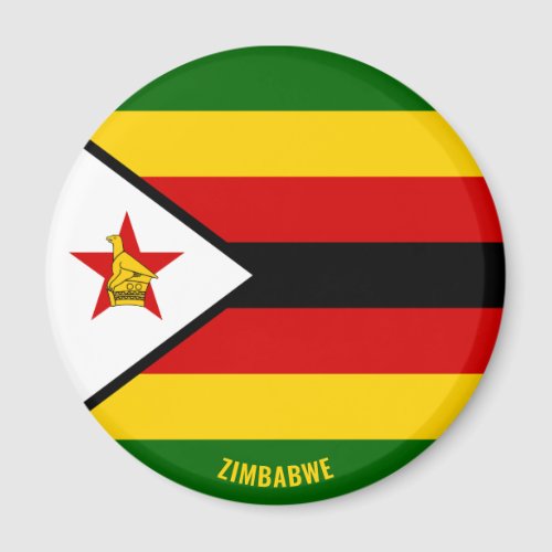 Zimbabwe Flag Charming Patriotic Magnet