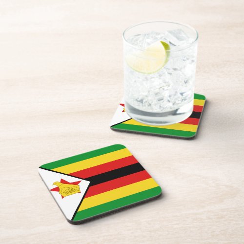 Zimbabwe Flag Coaster