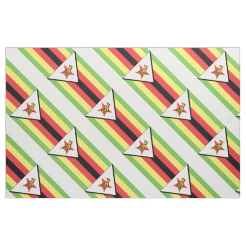 Zimbabwe Flag Fabric