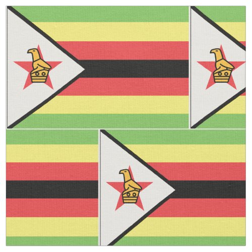 Zimbabwe Flag Fabric