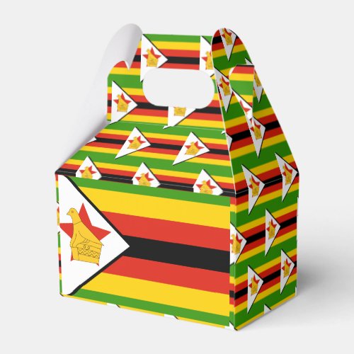 Zimbabwe Flag Favor Boxes