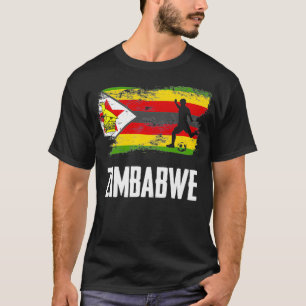Zimbabwe Flag Jersey Zimbabwe Soccer Team Zimbabwe T-Shirt