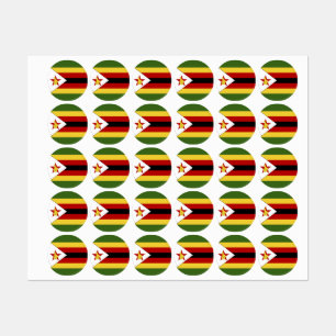 Zimbabwe flag labels