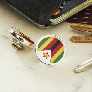 Zimbabwe flag lapel pin